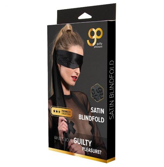 Маска-лента для сна Gp Premium Satin Blindfold Black