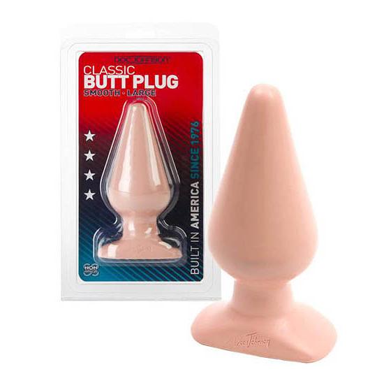 Массажер анальный телесный Doc Johnson Classic Butt Plug Large цвет телесный