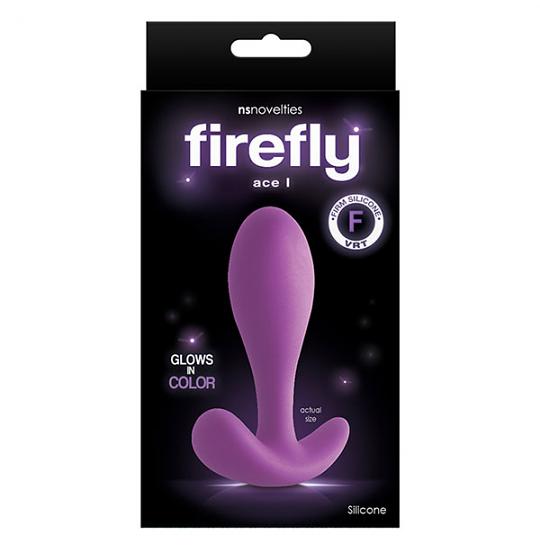 Массажер для анальной стимуляции Firefly Ace I Purple цвет фиолетовый