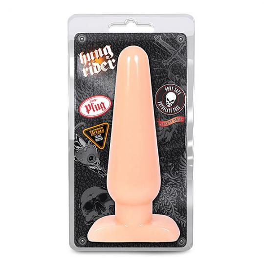 Массажер для анальной стимуляции Hung Rider Large Plug Beige цвет телесный