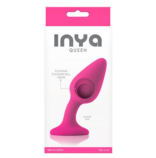 Массажер для анальной стимуляции Inya Queen Pink цвет розовый