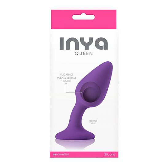 Массажер для анальной стимуляции Inya Queen Purple цвет фиолетовый