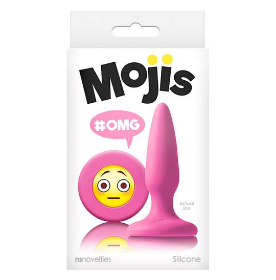 Массажер для анальной стимуляции Mojis OMG Black цвет розовый