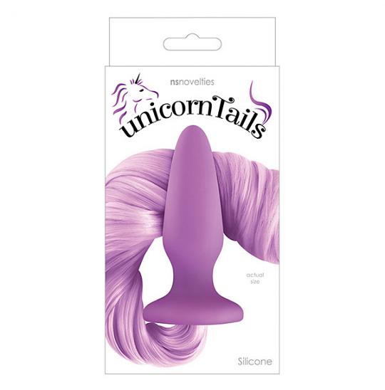 Массажер для анальной стимуляции Unicorn Tails Violet цвет фиолетовый