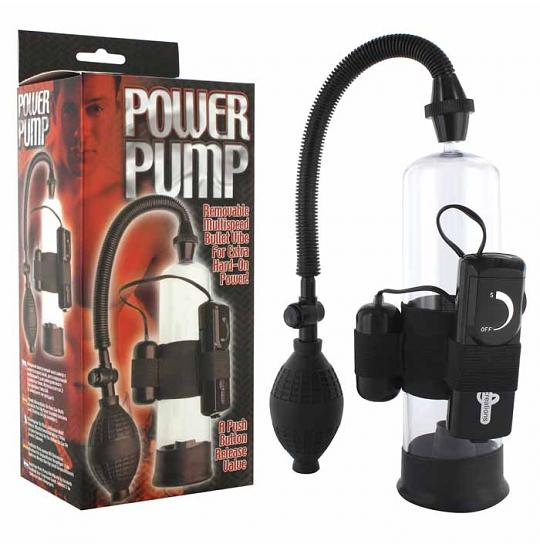 Массажер для мужчин вакуумный Power Pump цвет белый