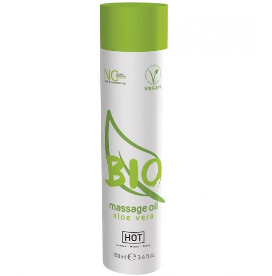 Массажное масло HOT BIO Massage oil aloe vera 100 мл.