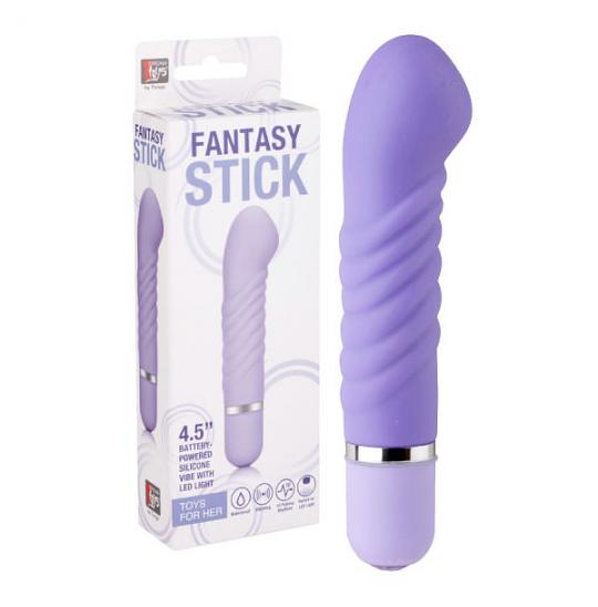 Мини вибратор Fantasy Stick цвет фиолетовый