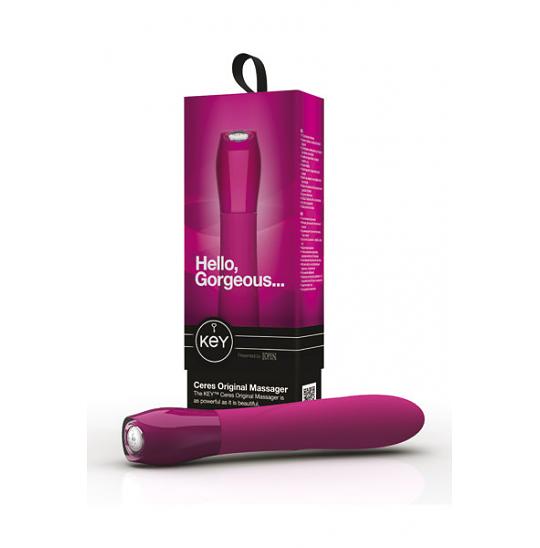 Мини вибратор Key Ceres Original Massager цвет розовый