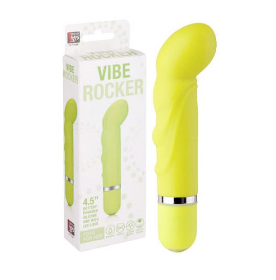 Мини вибратор Vibe Rocker 4.5inch цвет желтый