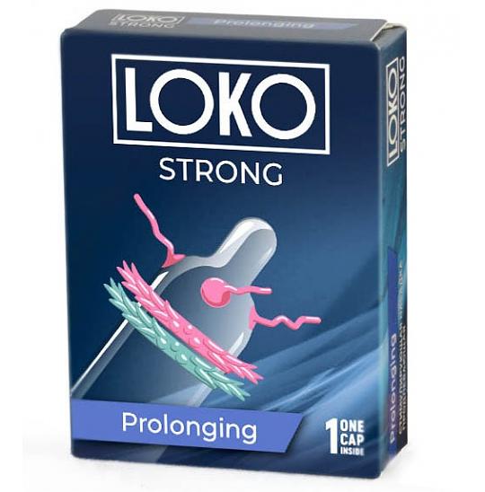 Насадка стимулирующая Loko Strong с продлевающим эффектом