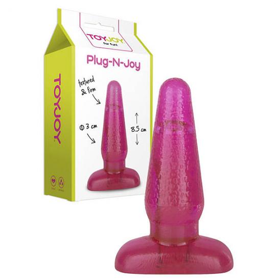 Плаг для анальной стимуляции Plug-n-Joy цвет розовый