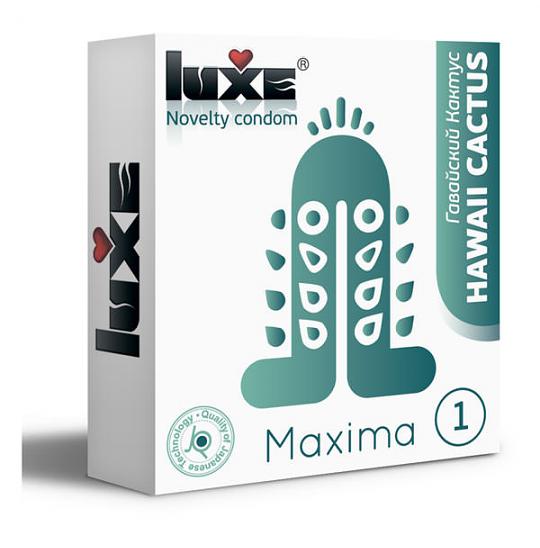 Презервативы Luxe Maxima White Гавайский Кактус