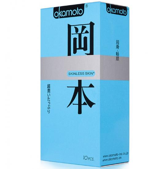 Презервативы Okamoto Skinless Skin Super Lubricative No.10