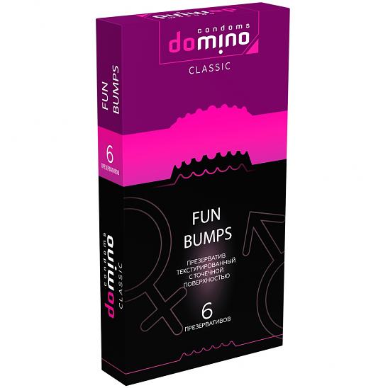 Презервативы текстурированные с точечной поверхностью Domino Classic Fun Bumps 6 шт