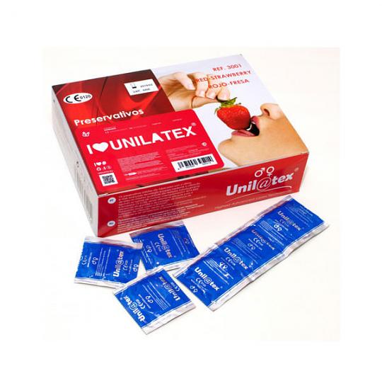 Презервативы Unilatex Red Strawberry 144s