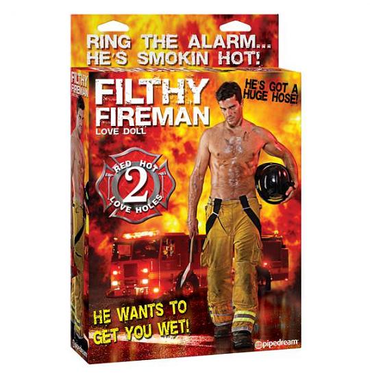 Секс кукла мужская Пожарник цвет телесный