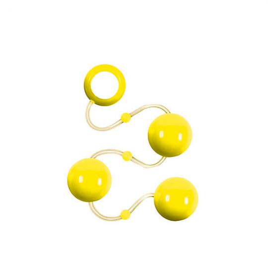 Шарики вагинальные Renegade Pleasure Balls Yellow цвет желтый