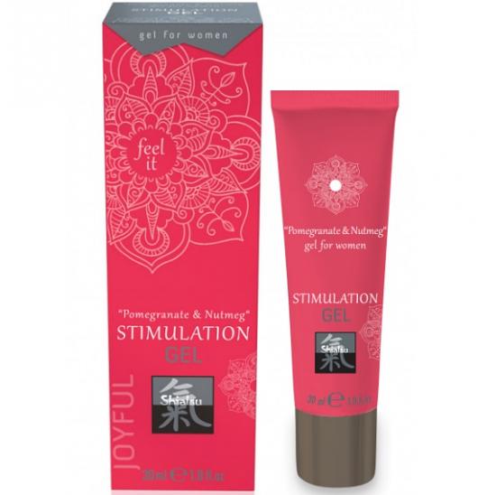 Shiatsu Stimulation Gel Pomegranate and Nutmeg Интимный гель 30 мл.