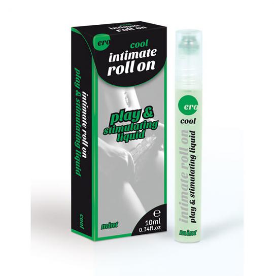 Стимулирующий ролик Cool Intimate Roll on Play and Stimulating Liquid мята 10мл