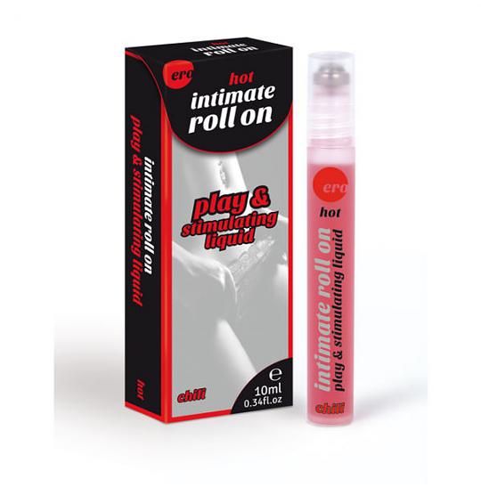 Стимулирующий ролик Hot Intimate Roll On Play and Stimulating Liquid чили 10мл