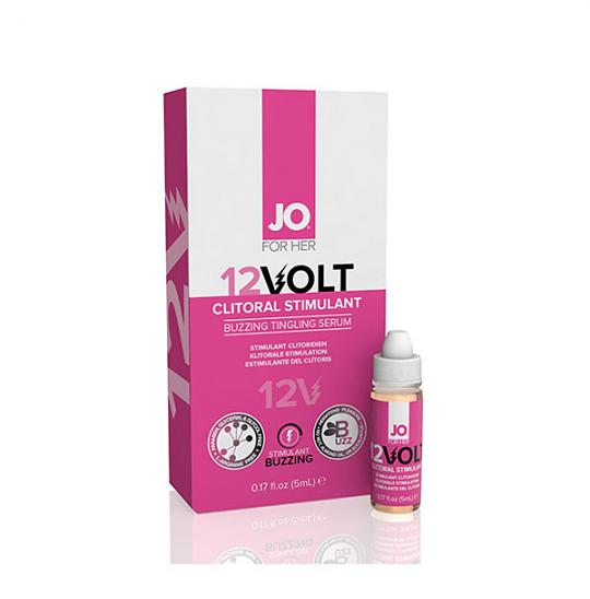 Стимулятор клитора сыворотка Jo 12volt arousing tingling serum 2мл