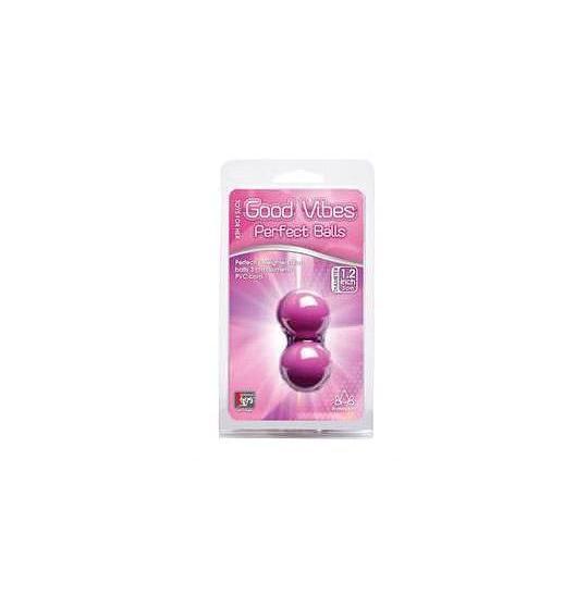 Вагинальные шарики Perfect Balls Magenta цвет фиолетовый