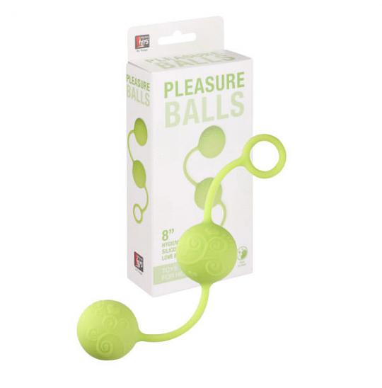 Вагинальные шарики Pleasure Balls Green цвет зеленый