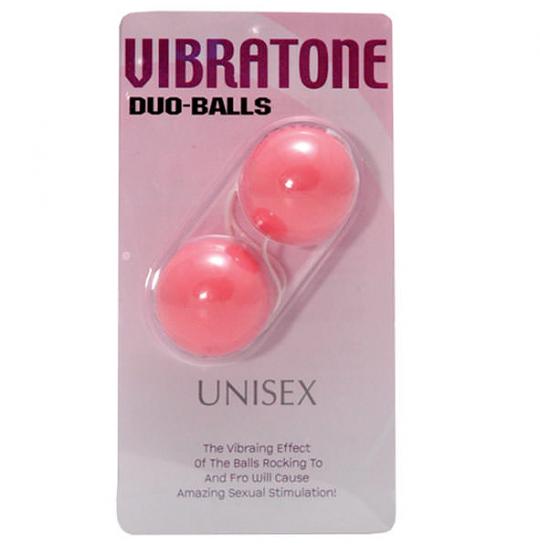 Вагинальные шарики Vibratone Duo Balls Pink Blistercard цвет розовый
