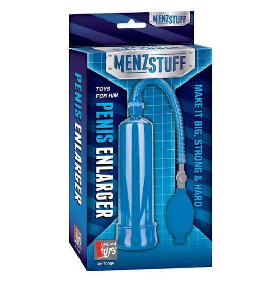 Вакуумный массажер для мужчин Menzstuff Penis Enlarger Blue цвет синий