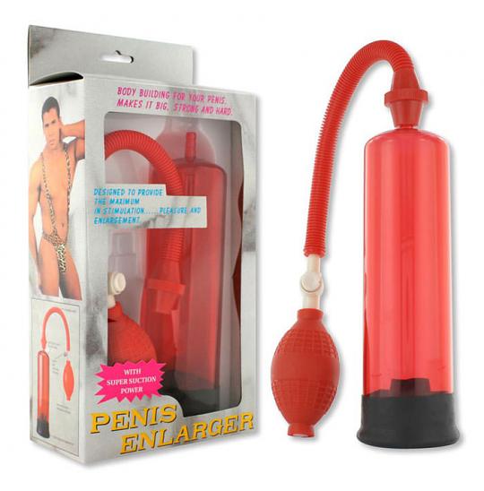 Вакуумный массажер для мужчин Penis Enlarger цвет красный