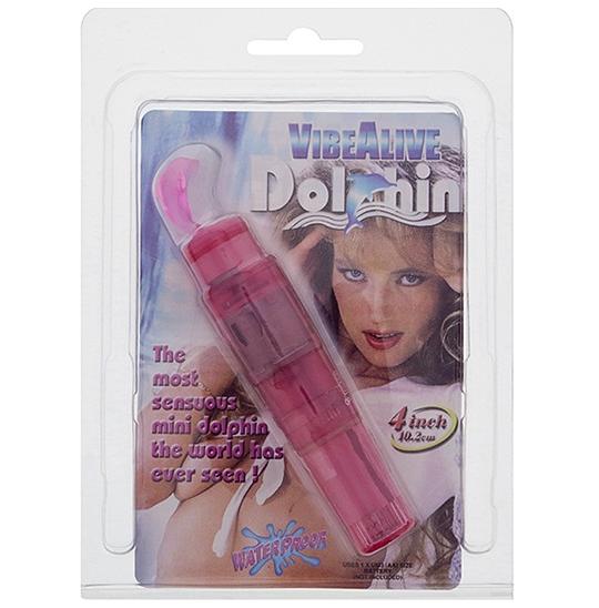 Vibe Alive Dolphin Mini Massager цвет розовый