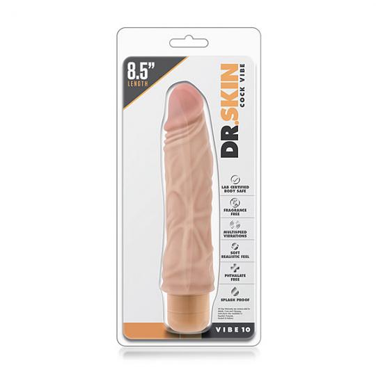 Вибратор Dr. Skin Cock Vibe 10 Flesh