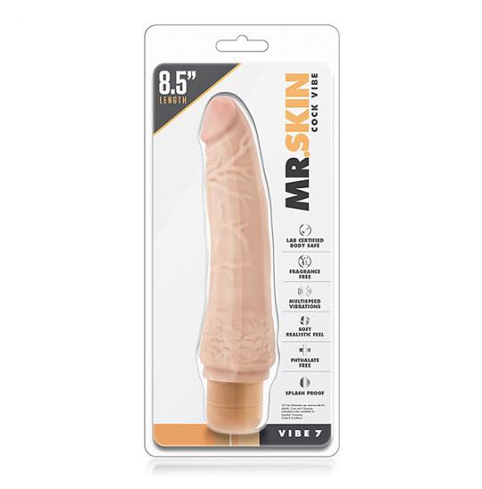 Вибратор Dr Skin Cock Vibe 7 цвет телесный