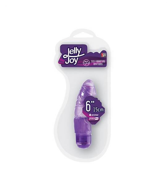 Вибратор Jelly Joy Voilet 15 см цвет фиолетовый