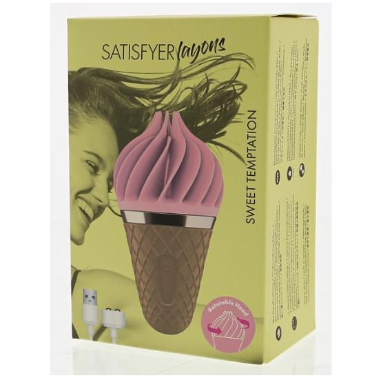 Вибратор клиторальный стимулятор Satisfyer Layons Sweet Treat цвет фиолетовый