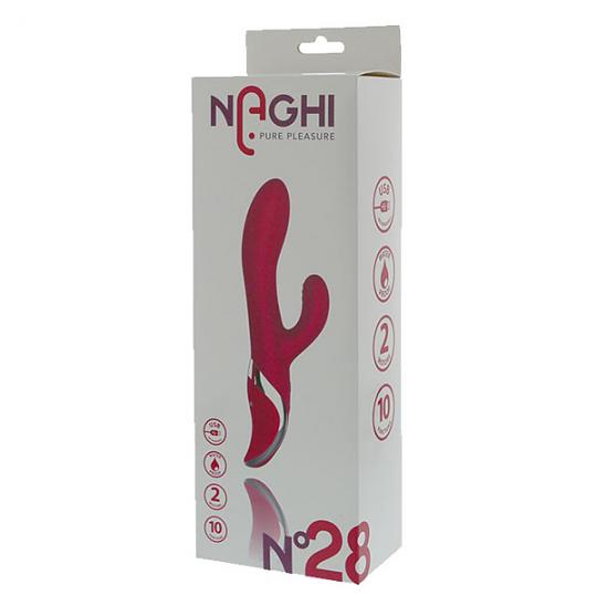 Вибратор Naghi No.28 Duo Vibrator цвет красный