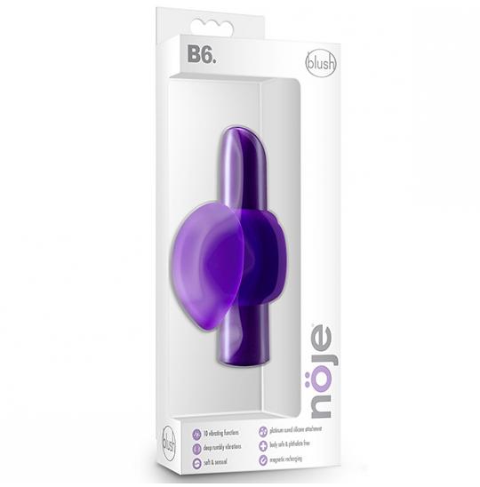 Вибратор Noje B6. Iris Purple цвет фиолетовый