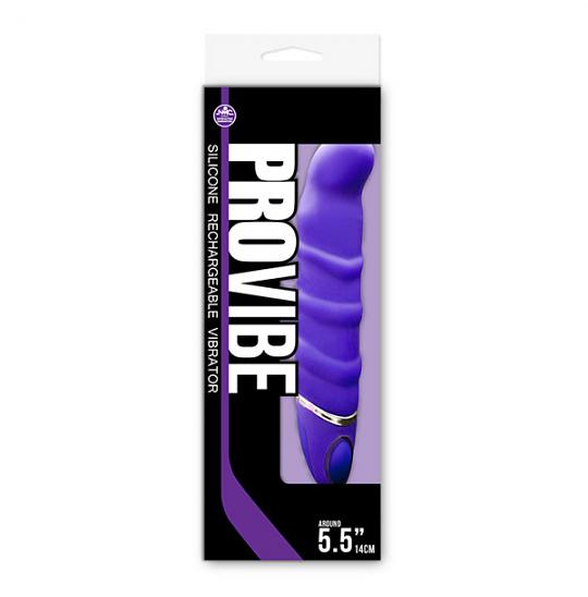 Вибратор ProVibe ribbed цвет розовый