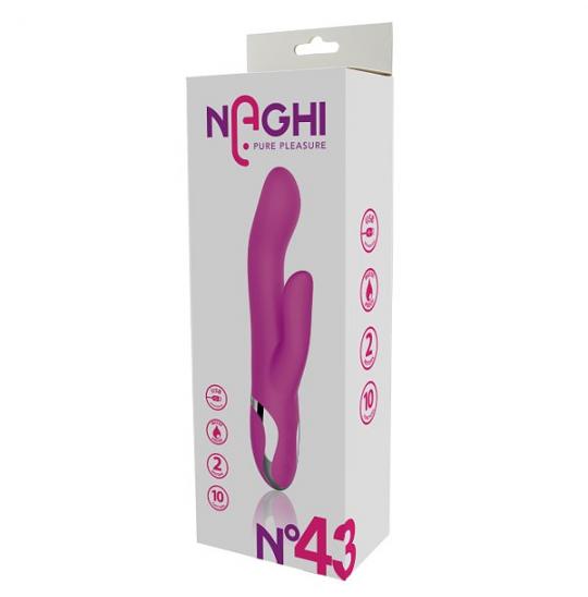 Вибратор с клиторальной стимуляцией Pure Pleasure N43 цвет розовый