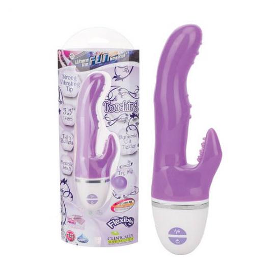 Вибратор Touching Dynamite Clit Tickler цвет фиолетовый