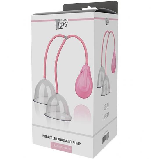 Вибратор вакуумный Pleasure Pumps Breast Enlargement Pump цвет розовый