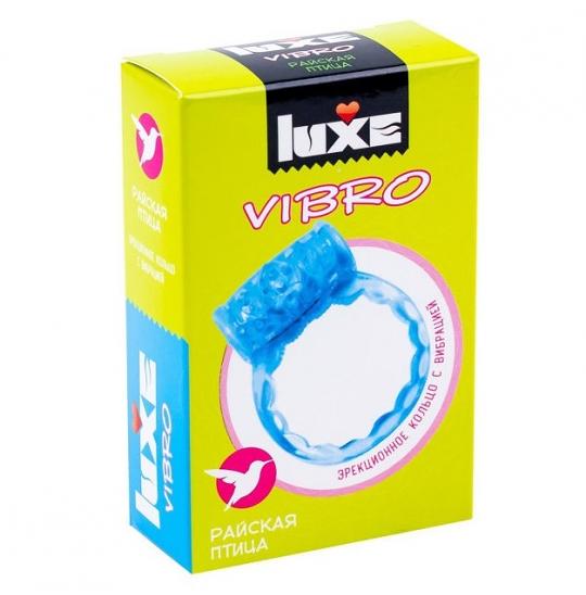 Виброкольца Luxe Vibro Райская птица   презерватив