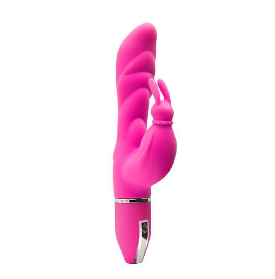 Вибромассажер PURRFECT SILICONE DELUXE DUO VIBE PINK цвет розовый