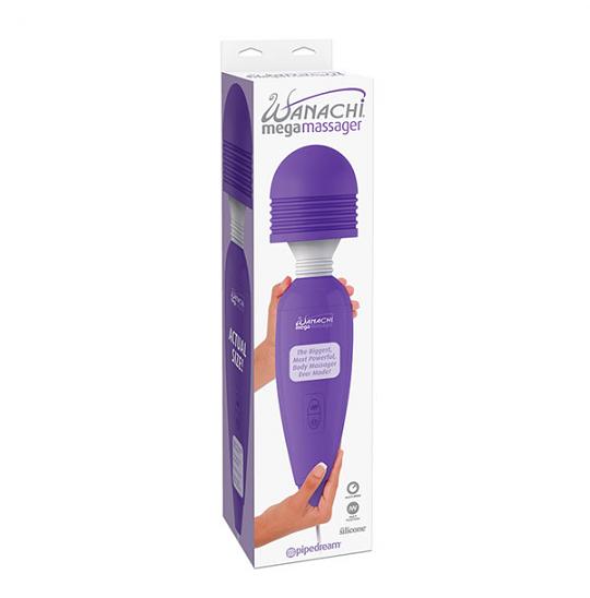 Вибромассажер Wanachi Mega Massager violet цвет фиолетовый