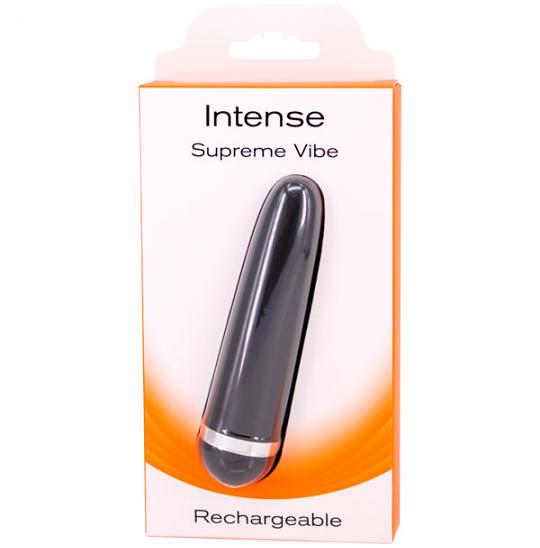 Вибромассажер-фаллоимитатор Intense Supreme Vibe Rechargeable цвет черный