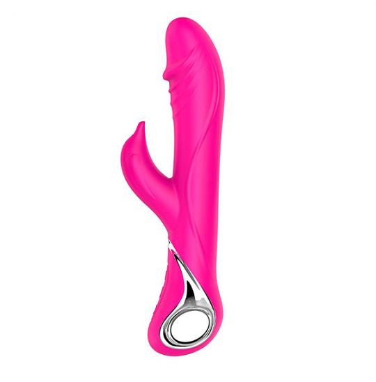 Вибромассажер-фаллоимитатор Naghi N21 Rechargeable Duo Vibrator цвет розовый