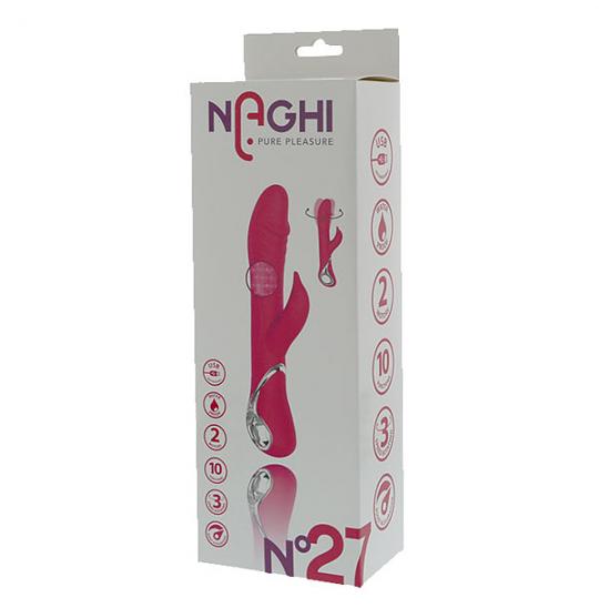 Вибромассажер-фаллоимитатор Naghi No.27 Rechargeable Duo Vibrator