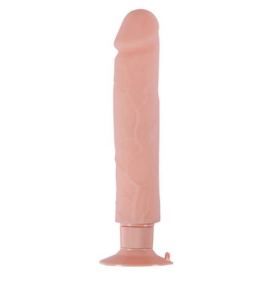 Вибромассажер-фаллоимитатор Realstuff 9inch vibrator flesh цвет телесный