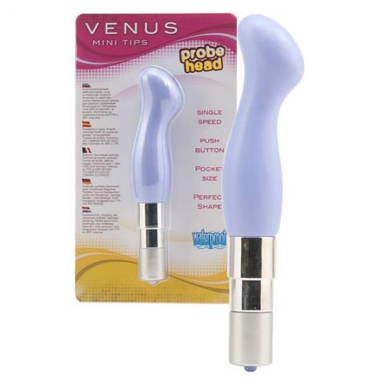 Вибромассажер-фаллоимитатор Venus Mini Tips цвет фиолетовый