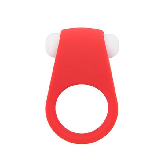 Вибромассажер-клиторальный стимулятор-кольцо Lit-up Silicone Stimu Ring 4 Red цвет красный